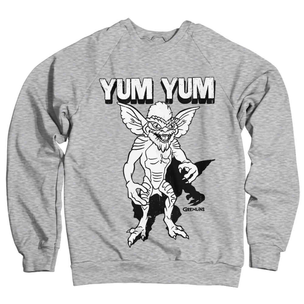 Gremlins Sweatertrui Yum Yum Grijs | Attitude Holland Gremlins Sweatertrui Trust No One Wit | Attitude Holland